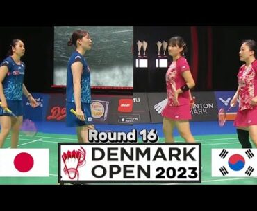 Mayu Matsumoto/Wakana Nagahara vs Jeong Na Eun/ Kim Hye Jeong | R16 | Badminton Denmark Open 2023