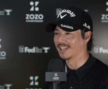 Ryo Ishikawa Sunday Flash Interview Japanese 2023 ZOZO Championship