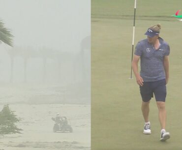 Golfers Battle Sandstorm in Qatar | 2023 Commercial Bank Qatar Masters