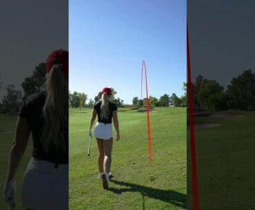 I Tried the Happy Gilmore Golf Swing!! (Play a Hole With Me!)