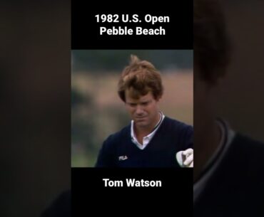This moment at the 1982 #USOpen at Pebble Beach will never not be legendary 😳💥