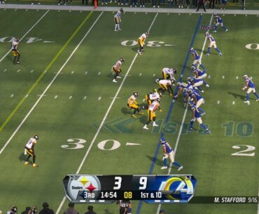 T.J. Watt Picks off Matt Stafford and Kenny Pickett Scores!