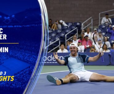 Dominic Stricker vs. Benjamin Bonzi Highlights | 2023 US Open Round 3