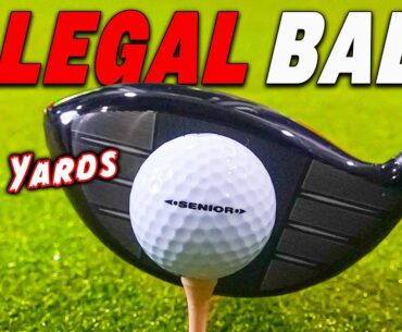 World's Longest ILLEGAL Golf Ball for Senior Golfers!
