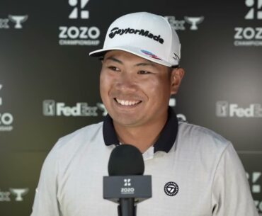 Ryo Hisatsune Sunday Flash Interview 2023 ZOZO Championship