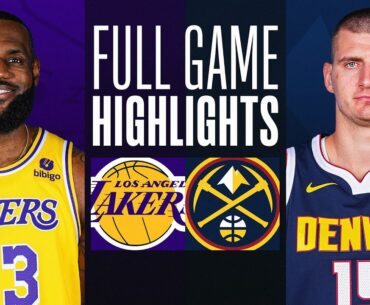 LAKERS at NUGGETS | FULL GAME HIGHLIGHTS | October 24, 2023