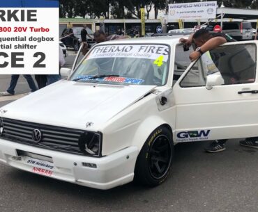 RH19 | Varkie | VW MK1 1800 20V Turbo + Sequential Gearbox | Clubmans Saloon | 2023 | Race 2