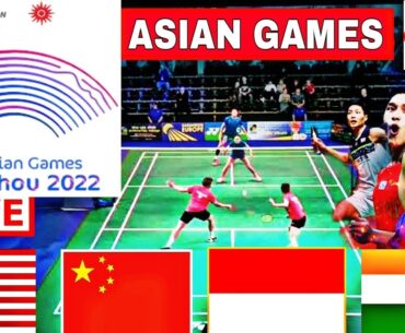 Asian Games Badminton Live 2023 | Team Match Day-3 | All Court Live Badminton Semifinal