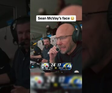 Sean McVay’s face after the Steelers got a game-clinching first down 😬 (📺: FOX)