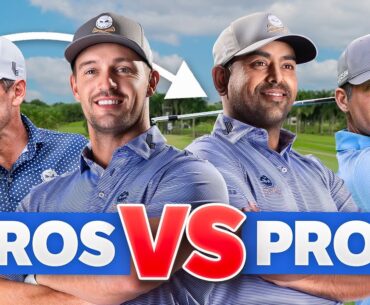 I Challenged Pro Golfers To a 2v2 Match