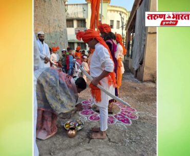 शिवप्रतिष्ठान हिंदुस्थानची करकंब येथे दुर्गा माता दौड.