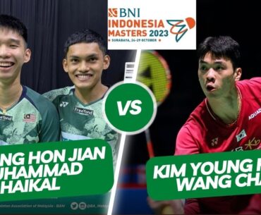 CHOONG Hon Jian/ Muhammad HAIKAL vs KIM Young Hyuk/ WANG Chan | Indonesia Masters II 2023 SEMIFINAL