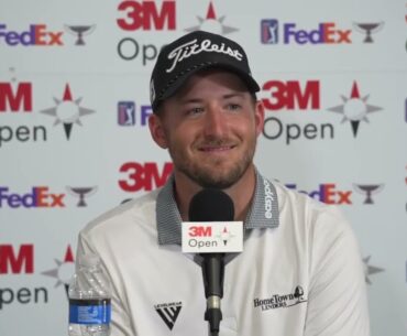 Lee Hodges · Winner · Press Conference · 2023 3M Open · PGA Tour