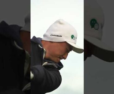 Haotong Li hitting it sweetly during the 2023 #dunhilllinks
