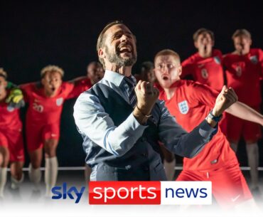 Behind-the-scenes at the Gareth Southgate inspired play 'Dear England'