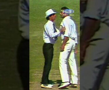 Throwback: Lillee and Miandad go at it on the pitch! 🥊🥊 #shorts | Wide World of Sports