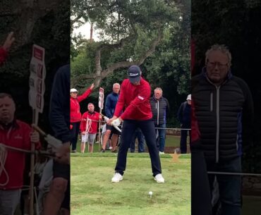 Jeong weon KO - Driver  Face on - #golf #dpworldtour #golfswing #tourpro #driver