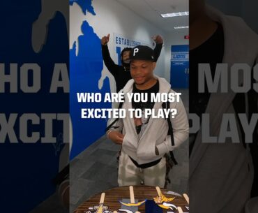 Which team are our guys most excited to face this season 🤔 #shorts