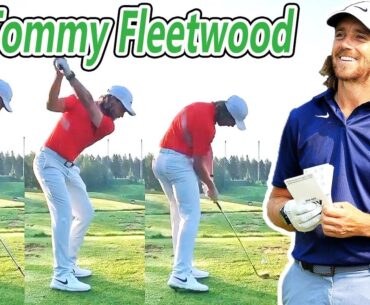 Tommy Fleetwood トミー・フリートウッド イングランドの男子ゴルフ スローモーションスイング!!!