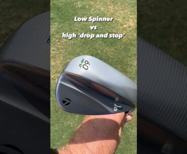 Low Spinner Vs Flop shot #golf #shortgame