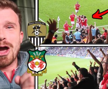 OLLIE PALMER GOAL SENDS THE WREXHAM AWAY END CRAZY | Notts County vs Wrexham Vlog