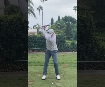 David Law - Iron Face On -#faceon #dpworldtour #golf #golfswing #iron