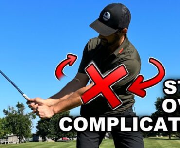 99% Golfers Don't Do This Causing a Rushed Downswing