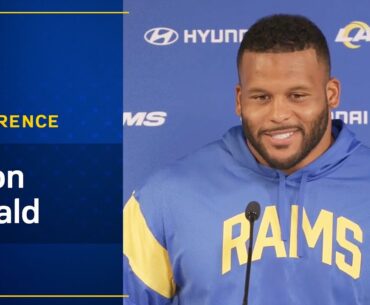 Aaron Donald & Rams Coordinators Address The Media Ahead Of Sunday's Game vs. The Steelers