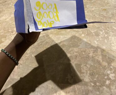 My son made me a good good hat in school today.❤️