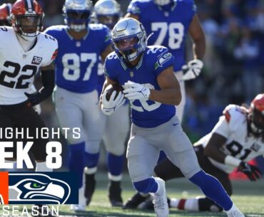 Cleveland Browns vs. Seattle Seahawks | 2023 Week 8 Game Highlights