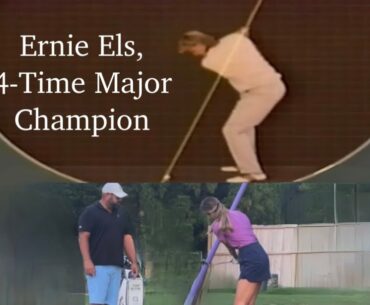 Golf's Swing Plane Is Higher & More Upright Than You Think, 4-Time Major Champion Ernie Els Example