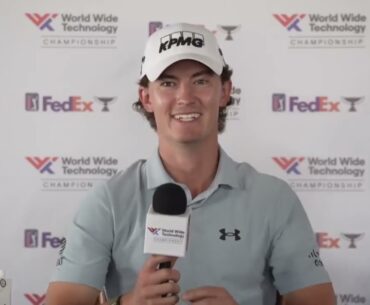 Maverick McNealy Tuesday Press Conference 2023 World Wide Technology Championship