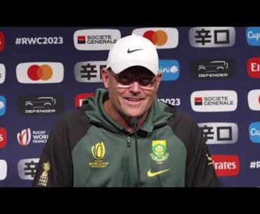 Springboks Press Conference Before 2023 Rugby World Cup Final