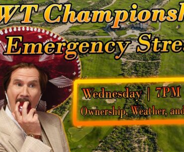 WWT Championship | Emergency Stream | PGA DFS | DraftKings Strategy | (Not) Picks
