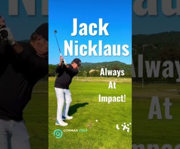 Jack Nicklaus hands always had hands at impact pure ball striking 18 majors #golfswing #golf