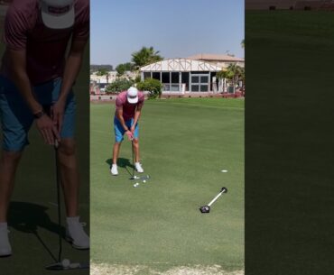 Adrian Meronk getting dialled in #golf #practice #jge #dpworldtour