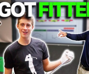 I Got Fitted For BRAND NEW GOLF CLUBS!
