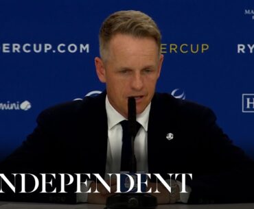 Luke Donald says his European team is ‘fearless’ ahead of Ryder Cup