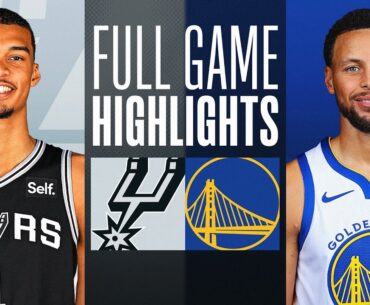 SPURS at WARRIORS | NBA PRESEASON FULL GAME HIGHLIGHTS | October 20, 2023