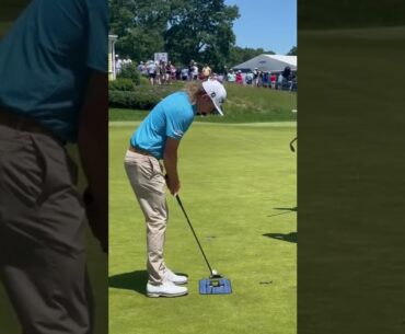 Cam Smith putting stroke, down the line.