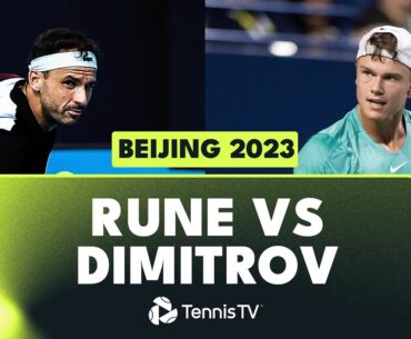 Grigor Dimitrov vs Holger Rune | Beijing 2023 Highlights