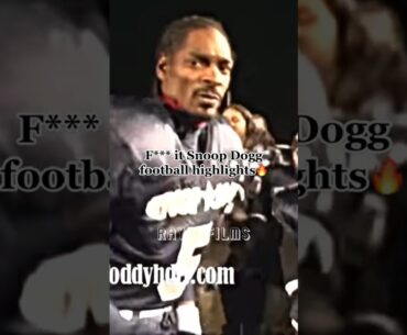 Snoop Dogg football highlights⁉️#shorts #snoopdogg
