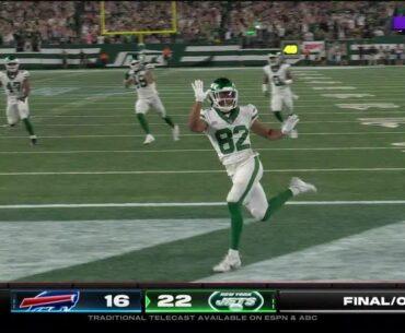 ‘YOU GOTTA BE KIDDING ME’ 😮 Eli & Peyton react to Jets’ walk-off TD in OT | ManningCast
