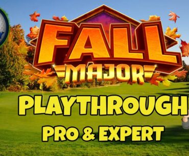 PRO & EXPERT Playthrough, Hole 1-9 - Fall Major 2023 Tournament! *Golf Clash Guide*