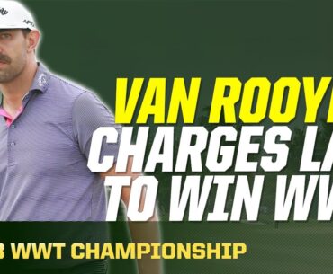 Erik van Rooyen Cards Back Nine 28 to Win! World Wide Technology Championship | First Cut Podcast