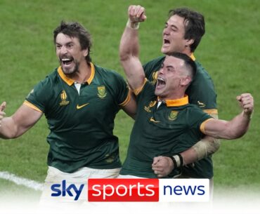 South Africa win the Rugby World Cup for a record 4th time