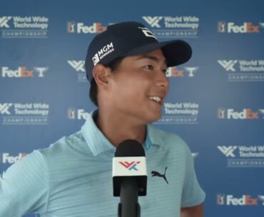 Justin Suh Sunday Flash Interview 2023 World Wide Technology Championship