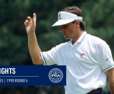 Fred Couples Battles for the Title in Round 4 | 1990 PGA Championship