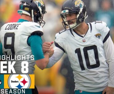 Jacksonville Jaguars vs. Pittsburgh Steelers Game Highlights | NFL 2023 Week 8