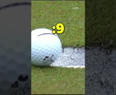 LEE HODGES WAS PATIENT WITH THIS PUTT😅